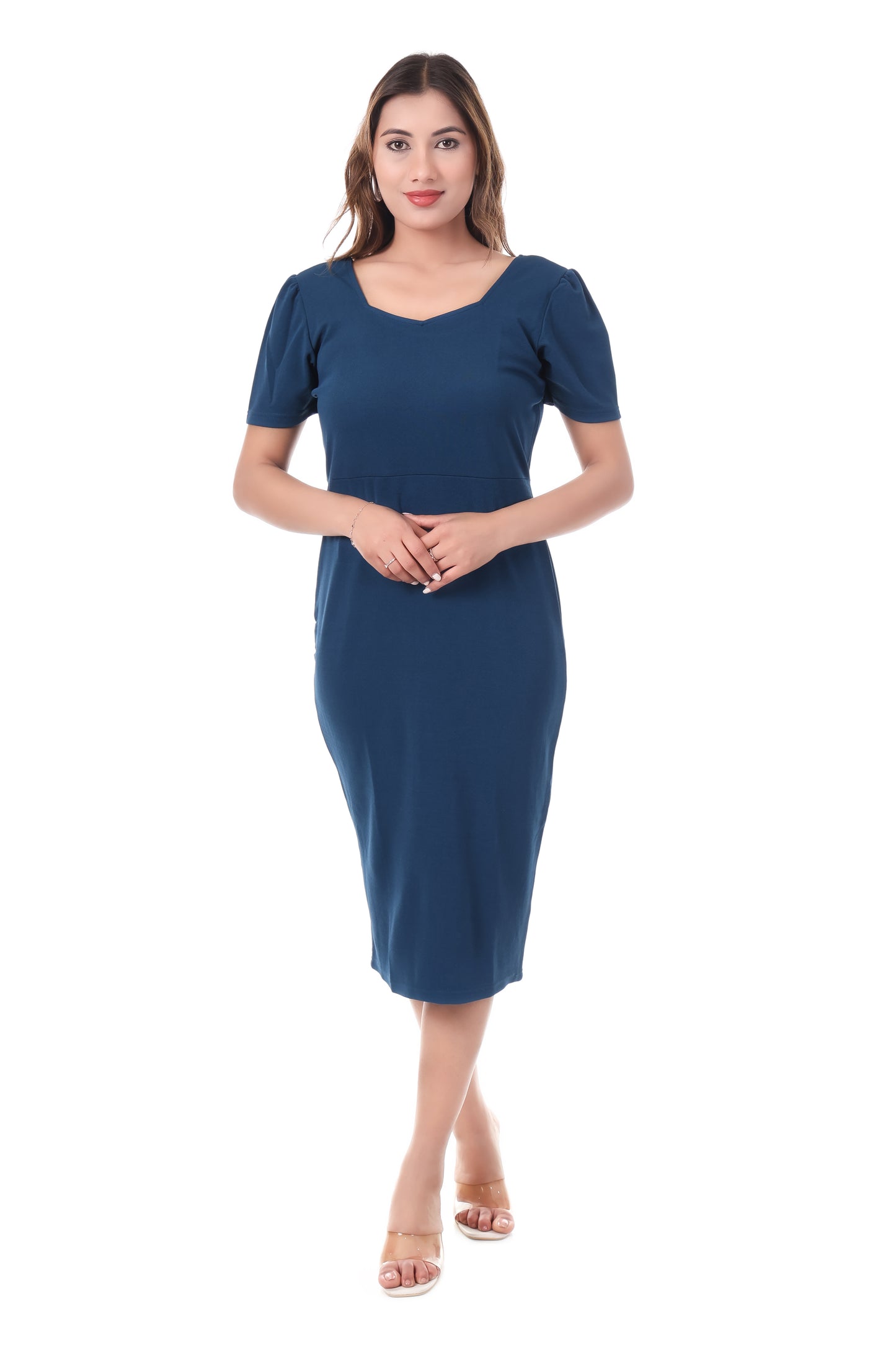 AmbT's Blue Bodycon Dress