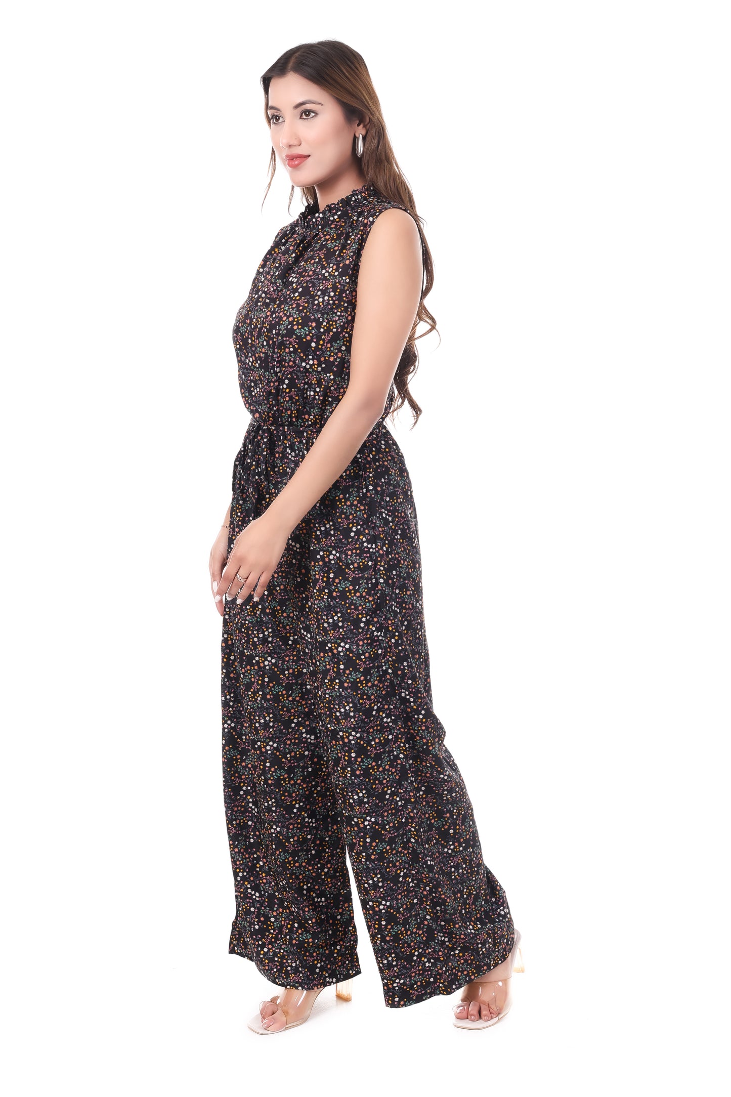 AmbT Multicolor Printed Jumpsuit