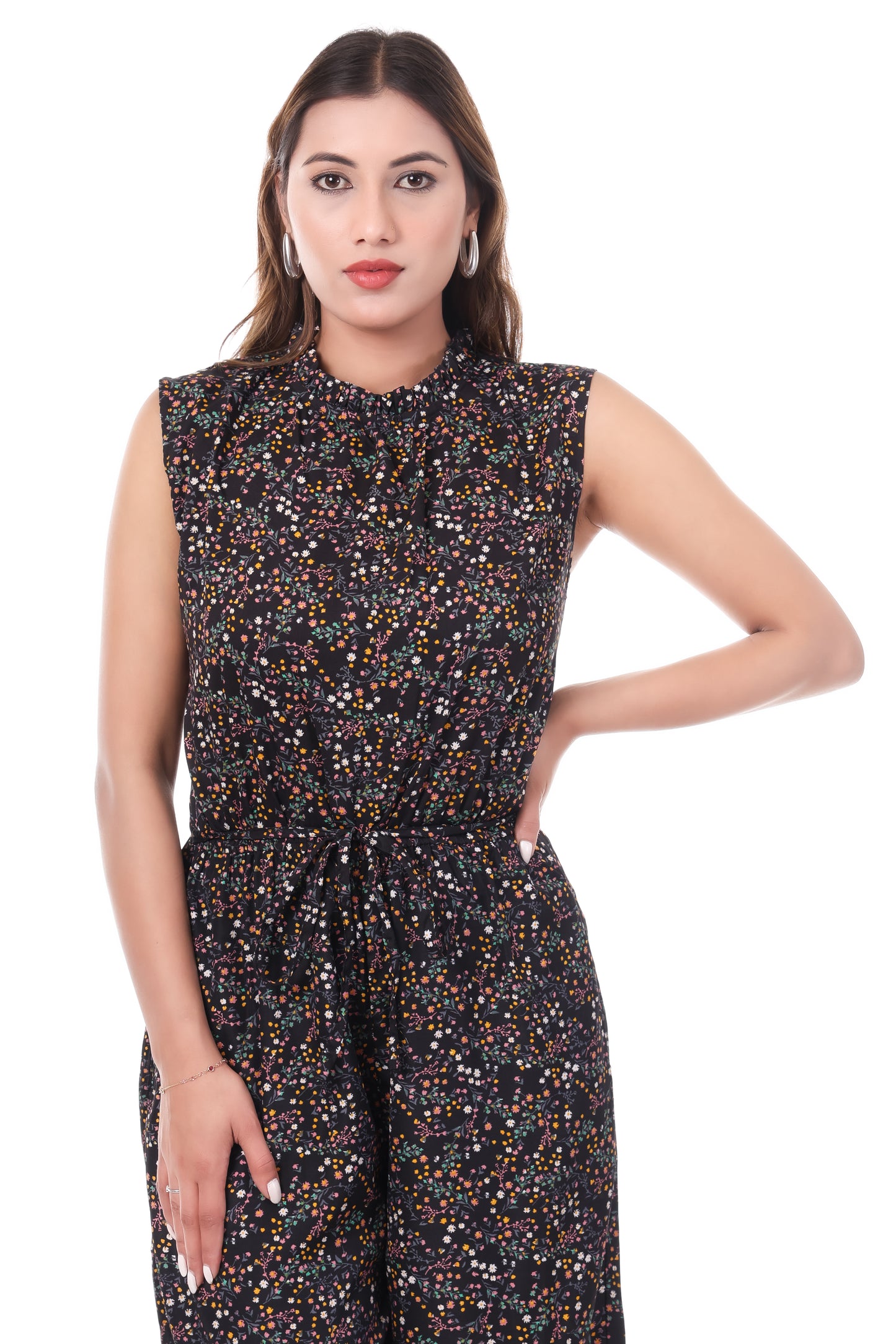 AmbT Multicolor Printed Jumpsuit