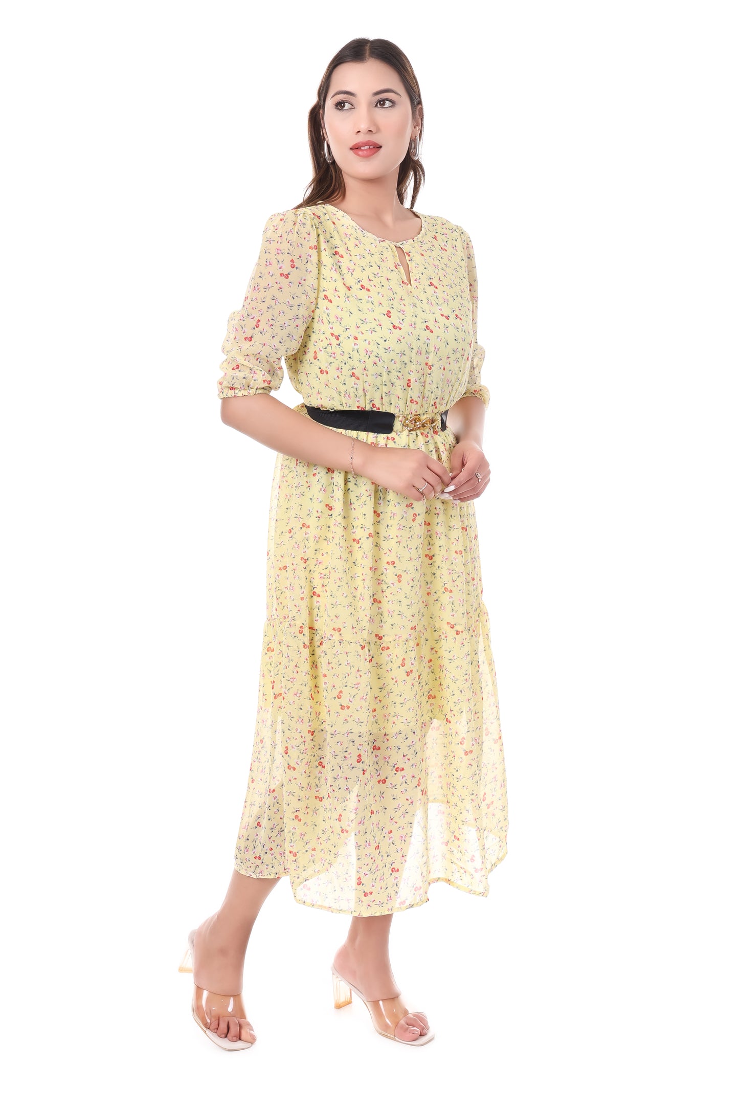 Floral Printed Maxi Dress