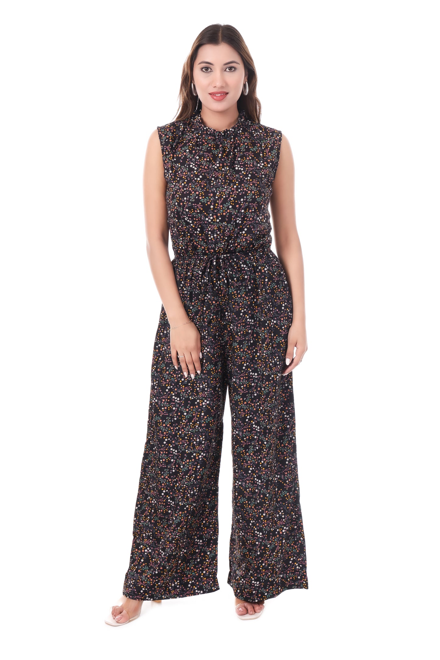 AmbT Multicolor Printed Jumpsuit